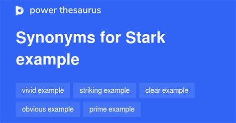 stark synonym